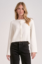 The Cloudlight Cardigan: Off White